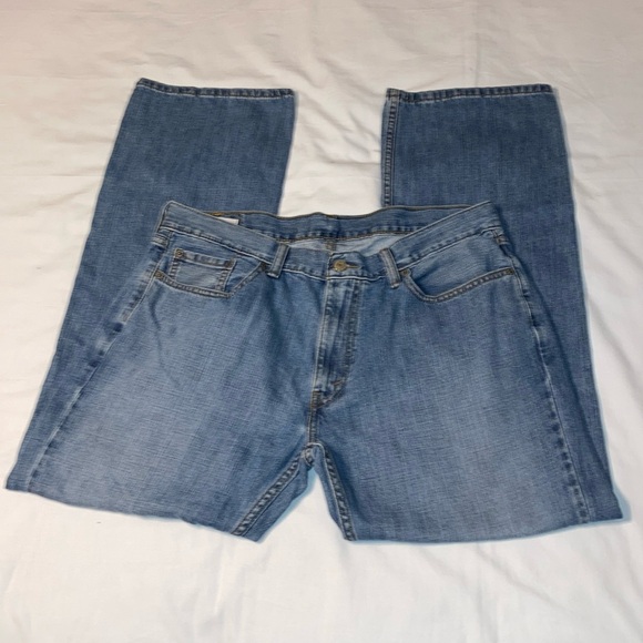 Levi Strauss 559 Men’s Jeans W36 x L32 Blue Zipper Fly Button Closure Straight - Picture 1 of 16